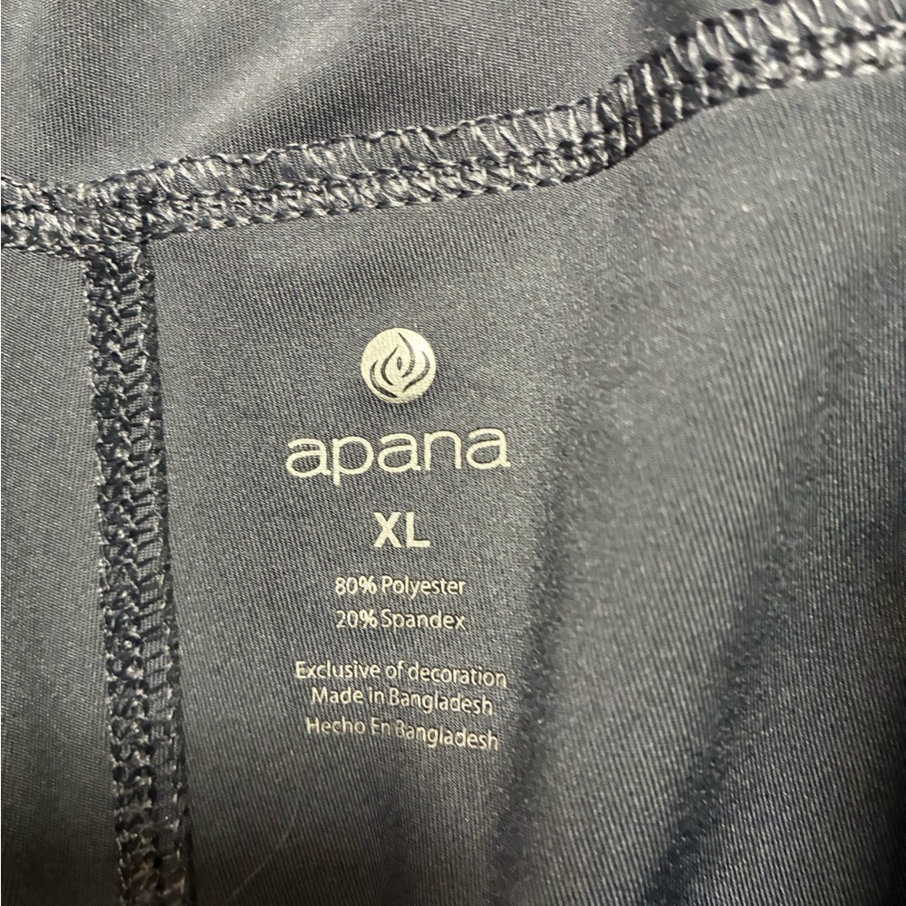 Women’s Apana Active Wear Gray Pants XL Like New - Picture 3 of 4